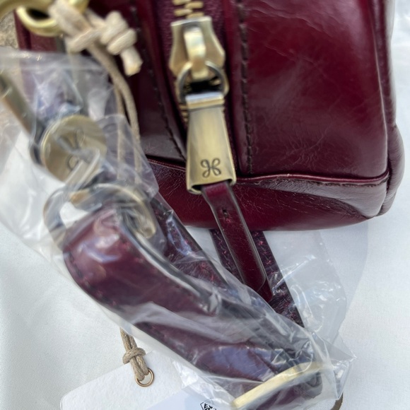 NWT New Hobo Shelia Small Satchel Merlot Leather Retired Rare - Picture 8 of 8